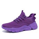 Purple Slip-On Sneakers for Women - Lightweight & Breathable