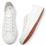 Adokoo Women's Casual White Tennis Sneakers