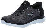 Skechers Women's Hands-Free Summit Sneakers, Black White