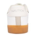 Nautica Women's Lace-Up Fashion Sneakers in Taupe