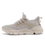 Khaki Slip-On Sneakers for Women, Lightweight & Breathable