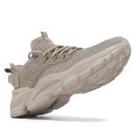 Khaki Slip-On Sneakers for Women, Lightweight & Breathable