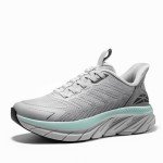 ALLSWIFIT Women's Grey Slip-On Athletic Sneakers