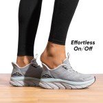 ALLSWIFIT Women's Grey Slip-On Athletic Sneakers