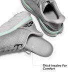 ALLSWIFIT Women's Grey Slip-On Athletic Sneakers