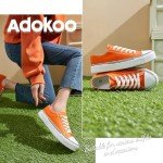 Adokoo Women's Low Top Canvas Tennis Sneakers