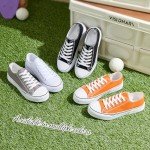 Adokoo Women's Low Top Canvas Tennis Sneakers