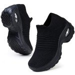 HKR Women's Lightweight Slip-On Air Cushion Sneakers