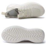 Beige Slip-On Lightweight Women's Sneakers