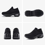 HKR Women's Lightweight Slip-On Air Cushion Sneakers