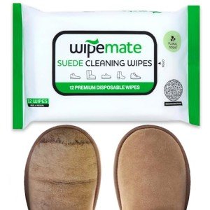 Suede Cleaner Wipes - Quick Dirt Removal, 12 Count