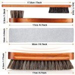 Horsehair Shoe Brush Kit for Leather & Suede