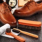Horsehair Shoe Brush Kit for Leather & Suede