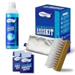 Sneaker Cleaning Kit with Solution, Brush, and Wipes