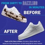 Sneaker Cleaning Kit with Solution, Brush, and Wipes