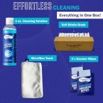 Sneaker Cleaning Kit with Solution, Brush, and Wipes