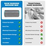Shoe Washing Machine Bags - 2 Pack Gray