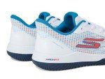 Skechers Viper Court Men's Pickleball Sneakers - White/Turquoise