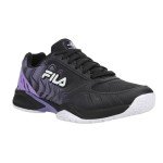 Fila Volley Zone Women's Pickleball Shoes - Black/Purple