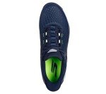 Skechers Men's Navy/Yellow Slip-On Sneakers, Size 13