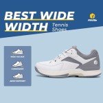 FitVille Men's Wide Pickleball Tennis Shoes - 10.5