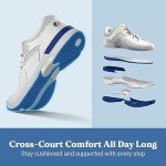 FitVille Men's Wide Pickleball Tennis Shoes - 10.5