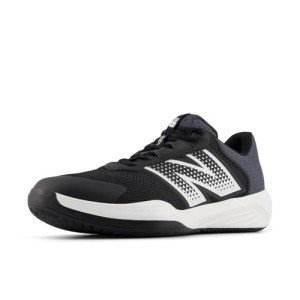 New Balance Men's 696 V6 Tennis Shoes - Black/White