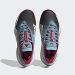 adidas Women's Barricade Tennis Sneakers - Blue/Silver 7.5