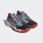 adidas Women's Barricade Tennis Sneakers - Blue/Silver 7.5