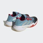 adidas Women's Barricade Tennis Sneakers - Blue/Silver 7.5