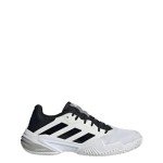 adidas Barricade 13 Men's Tennis Sneakers, White/Black/Grey
