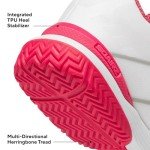SQAIRZ XRZ Women's Pickleball Sneakers, White/Pink