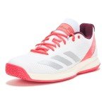 adidas Courtflash Pickleball Sneakers - White/Silver 9.5