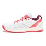 adidas Courtflash Pickleball Sneakers - White/Silver 9.5