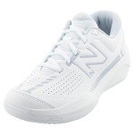 New Balance Women's 696 V5 Tennis Shoes, White/Navy