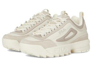 Fila Women's Disruptor II Premium Sneakers - Silver/Goat