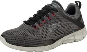 Skechers Men's Equalizer 3.0 Oxford, Charcoal/Black, 10.5 M US