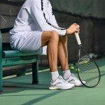 FitVille Men's Wide Arch Support Pickleball Sneakers