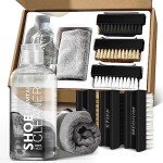 OLAMTAI Sneaker Cleaning Kit with Brushes and Cloth