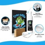 Crocodile Sneaker Cleaning Kit with Brush & Towel