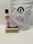 Pink Miracle Shoe Cleaner Kit with Brush and Bottle