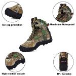 Men's Waterproof Camouflage Hiking Boots – Size 11