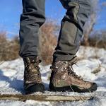Men's Waterproof Camouflage Hiking Boots – Size 11