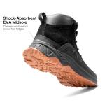 NORTIV 8 Women's Waterproof Hiking Boots - Black