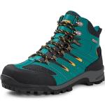 Waterproof Women's Blue Hiking Sneakers, Size 8