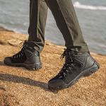 SHULOOK Men's Waterproof Lightweight Hiking Boots