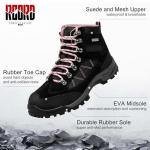 R CORD Women's Waterproof Hiking Boots - Pink Size 6