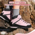 Kids Waterproof Pink Hiking Boots for Adventure