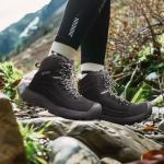 NORTIV 8 Women's Waterproof Hiking Boots, Black