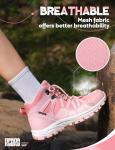 R CORD Kids Hiking Boots - Pink, Non-Slip